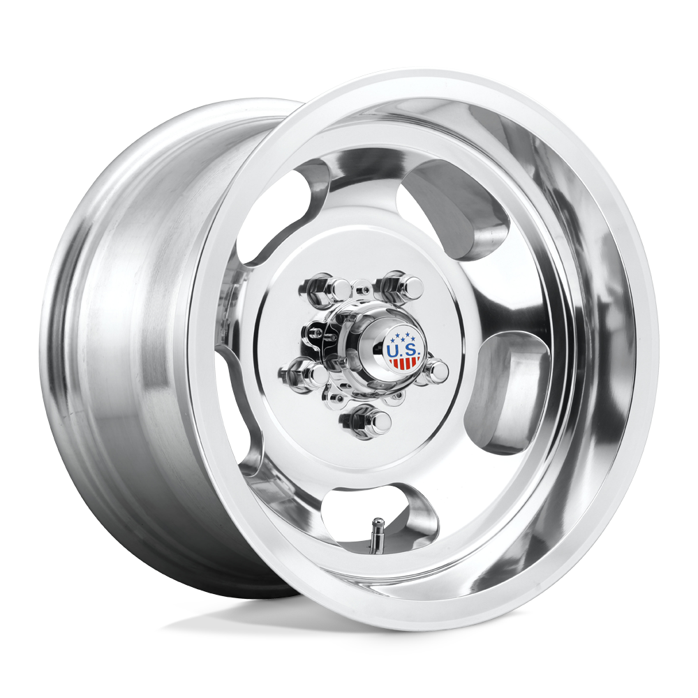 15x9 US Mags U101 INDY HIGH LUSTER POLISHED Wheel 5x4.75 (1mm)