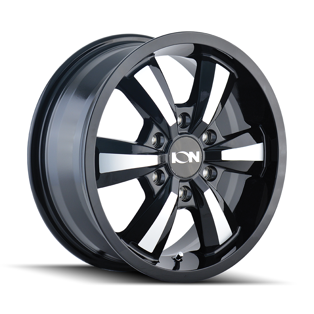 16x6.5 Ion 103 Black/Machined Wheel 6x130 (45mm)