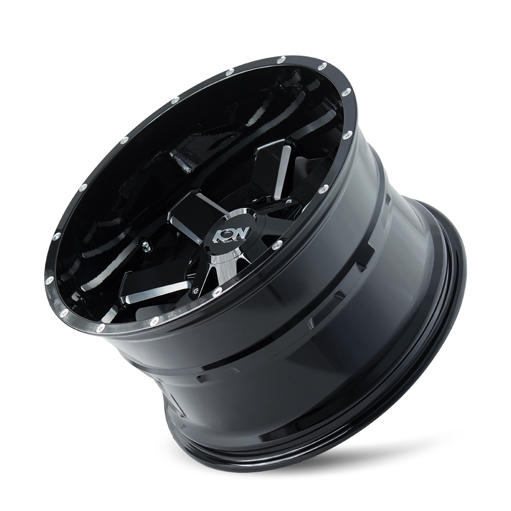 20x9 Ion 141 Gloss Black Milled Wheel 6x135/6x5.5 (-12mm)