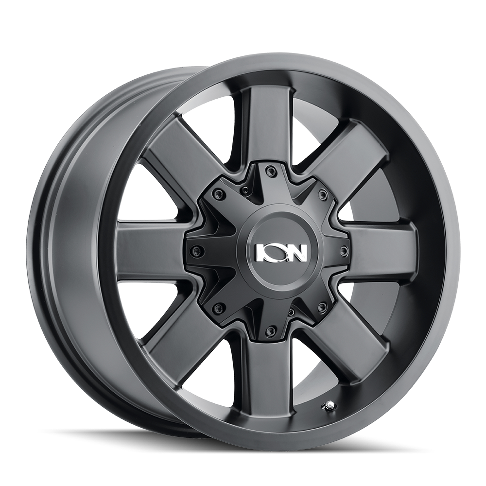 18x9 Ion 141 Satin Black Wheel 5x5/5x5.5 (18mm)