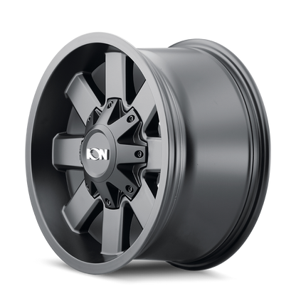 18x9 Ion 141 Satin Black Wheel 5x5/5x5.5 (18mm)
