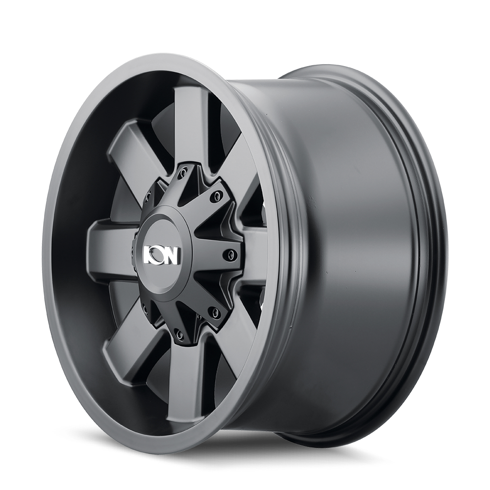17x9 Ion 141 Satin Black Wheel 5x5/5x5.5 (18mm)