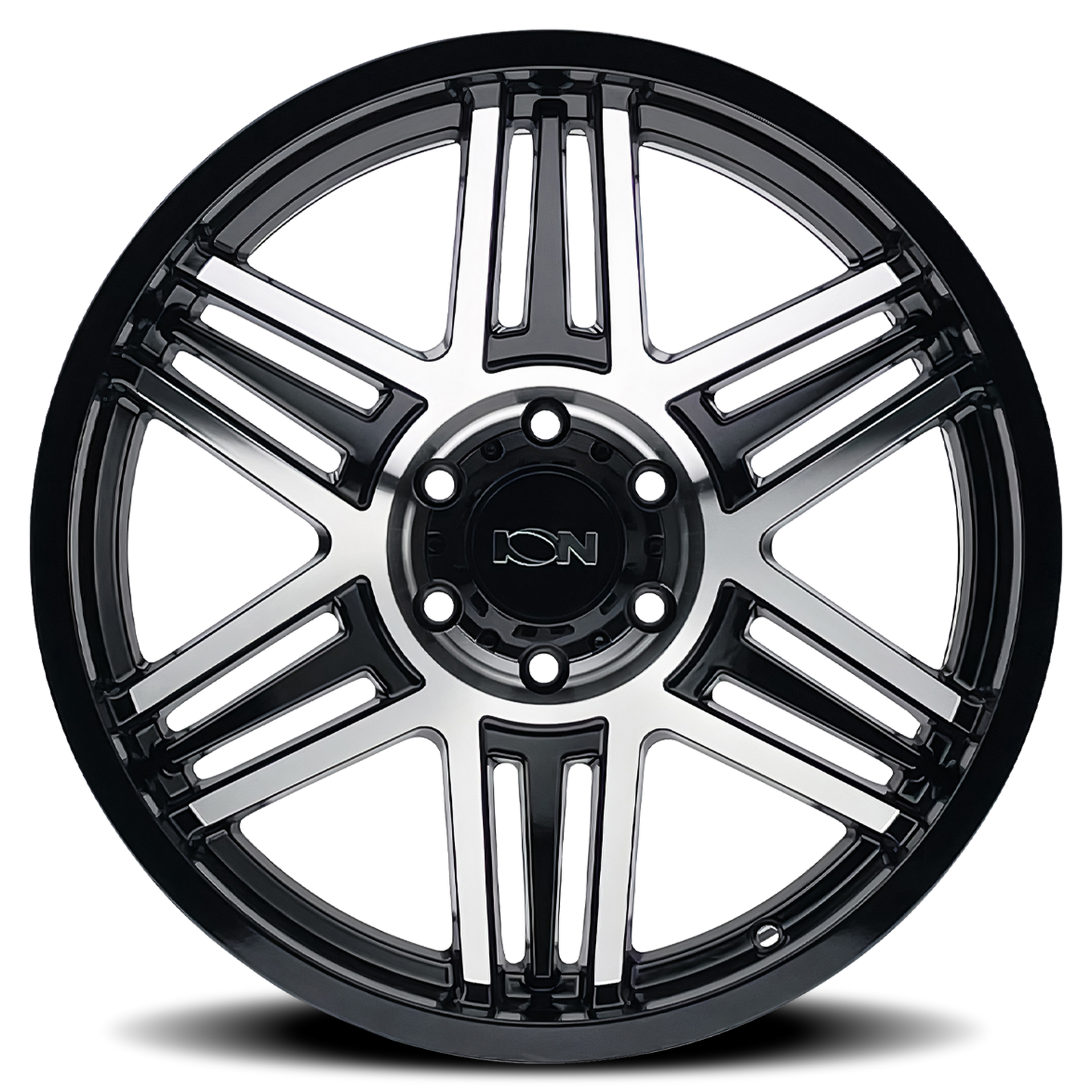 20x9 Ion 147 Black/Machined Wheel 8x6.5 (18mm)