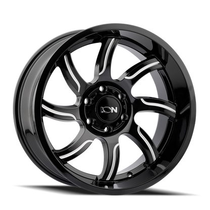 20x10 Ion 151 Gloss Black/Milled Wheel 8x170 (-19mm)
