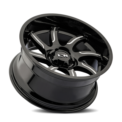 20x10 Ion 151 Gloss Black/Milled Wheel 8x170 (-19mm)