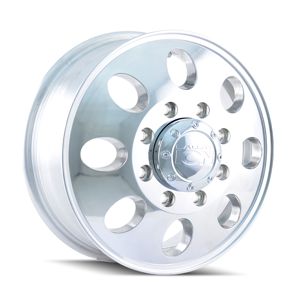 16x6 Ion 167 Polished DUALLY FRONT Wheel 8x170 (102mm)