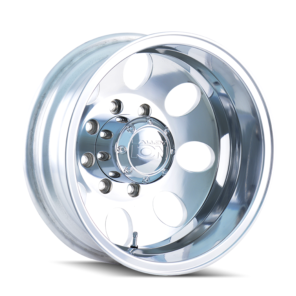 16x6 Ion 167 Polished DUALLY REAR Wheel 8x170 (-125mm)