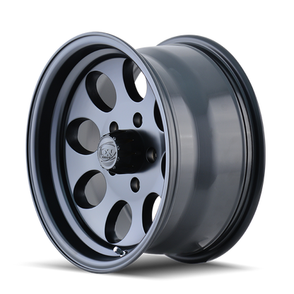15x8 Ion 171 Matte Black Wheel 6x5.5 (-27mm)