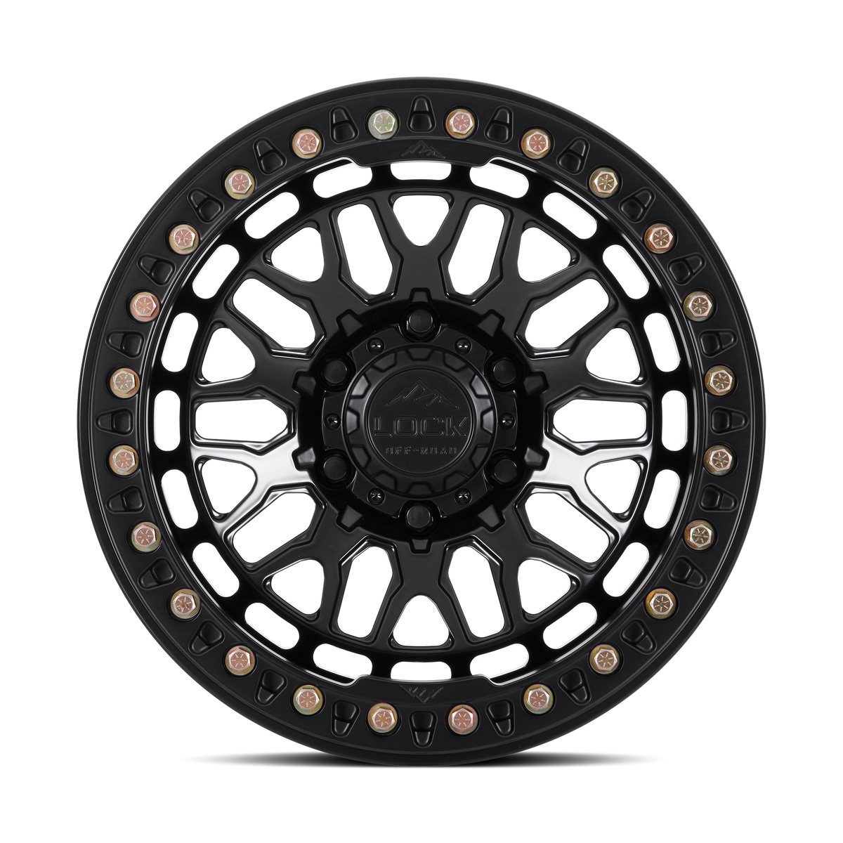 17x9 Lock Invader Matte Black FORGED BEADLOCK Wheel Blank (-12mm)