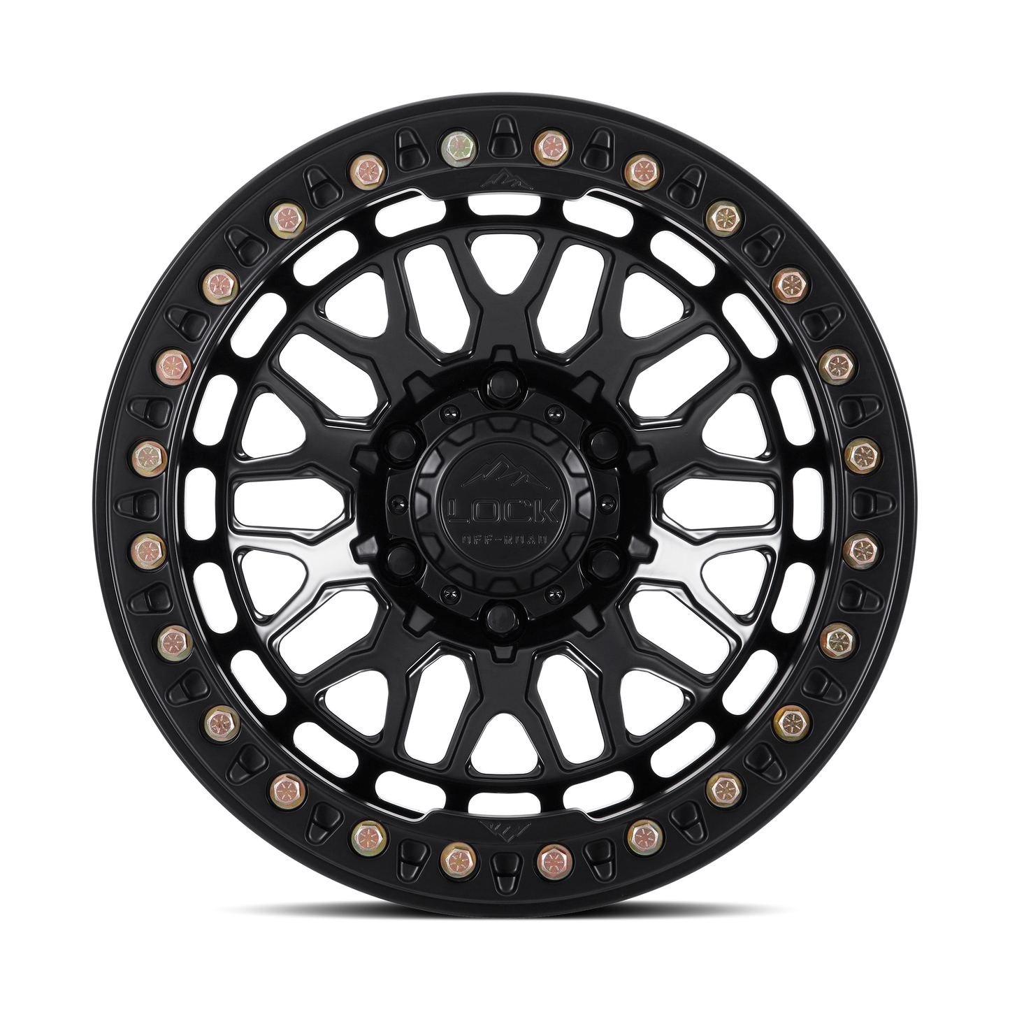 17x9 Lock Invader Matte Black FORGED BEADLOCK Wheel 6x5.5 (0mm)