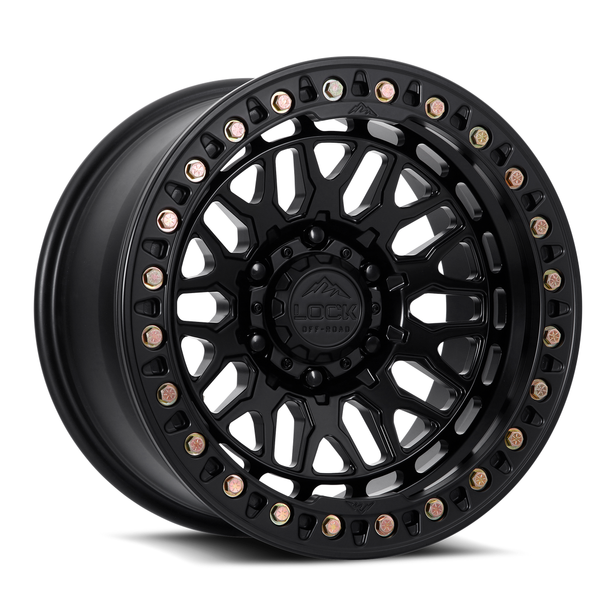 17x9 Lock Invader Matte Black FORGED BEADLOCK Wheel Blank (0mm)