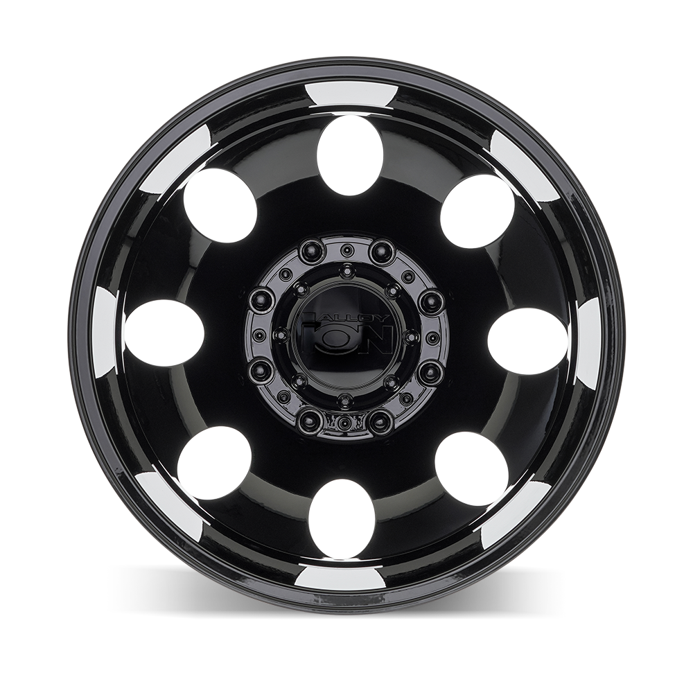 20x8.25 Ion 167 Gloss Black DUALLY REAR Wheel 8x210 (-192mm)