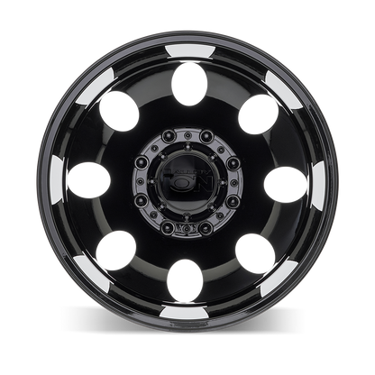 20x8.25 Ion 167 Gloss Black DUALLY REAR Wheel 8x210 (-192mm)