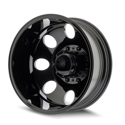 20x8.25 Ion 167 Gloss Black DUALLY REAR Wheel 8x210 (-192mm)