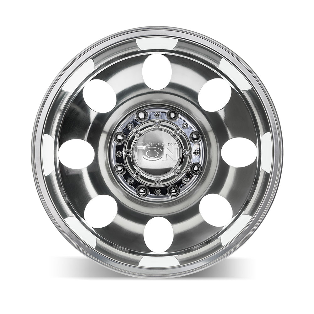 20x8.25 Ion 167 Polished DUALLY REAR Wheel 8x210 (-192mm)