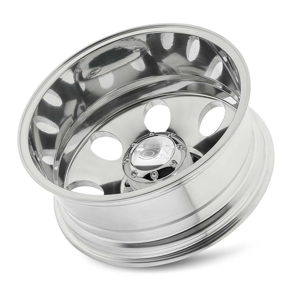 20x8.25 Ion 167 Polished DUALLY REAR Wheel 8x210 (-192mm)