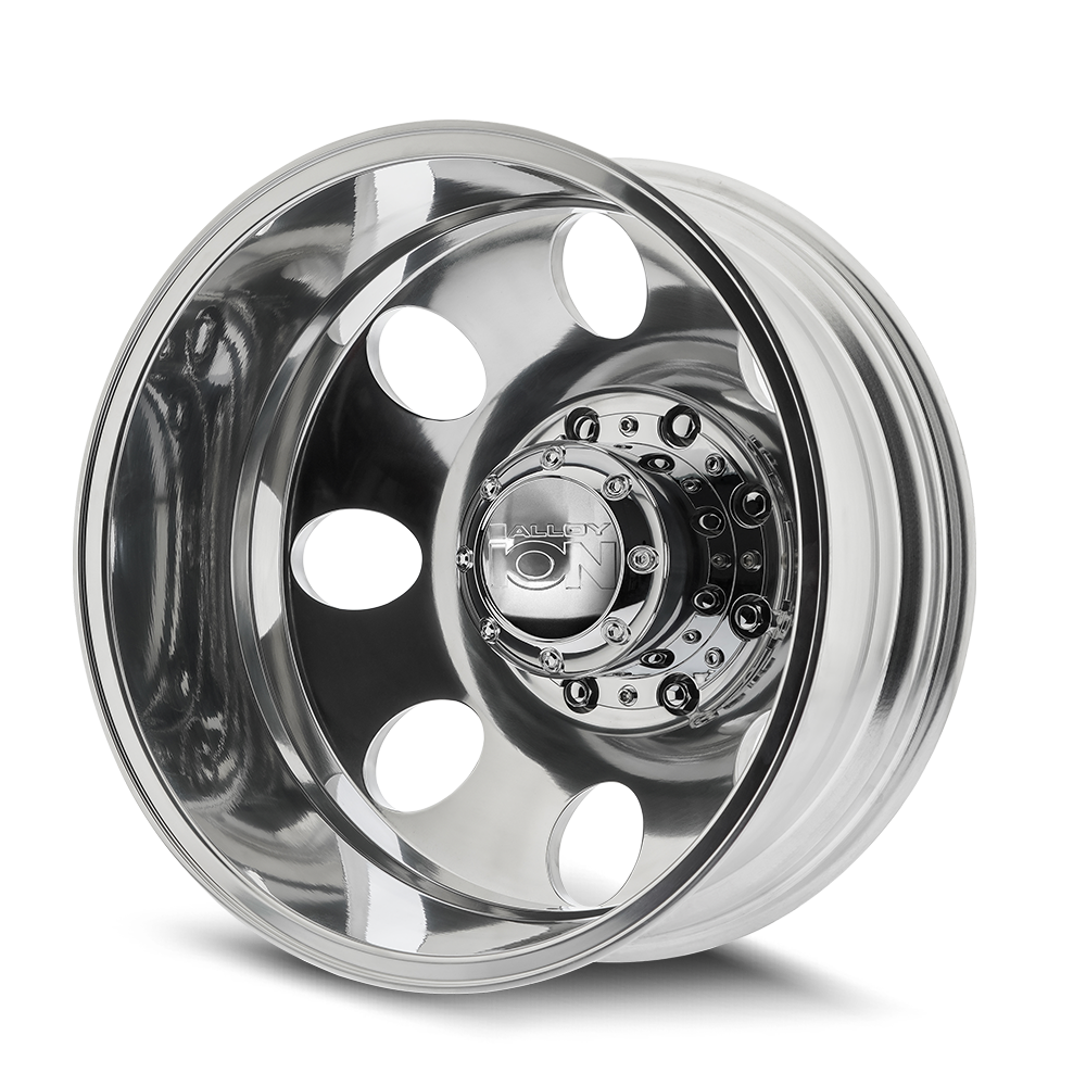 20x8.25 Ion 167 Polished DUALLY REAR Wheel 8x210 (-192mm)