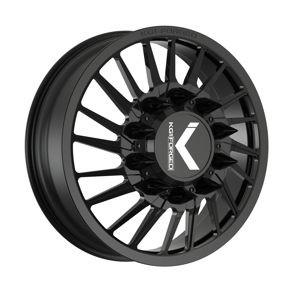 22x8.25 KG1 Forged KD038 Javelin-D LEFT DIR DUALLY FRONT Wheel 10x285 (145mm)