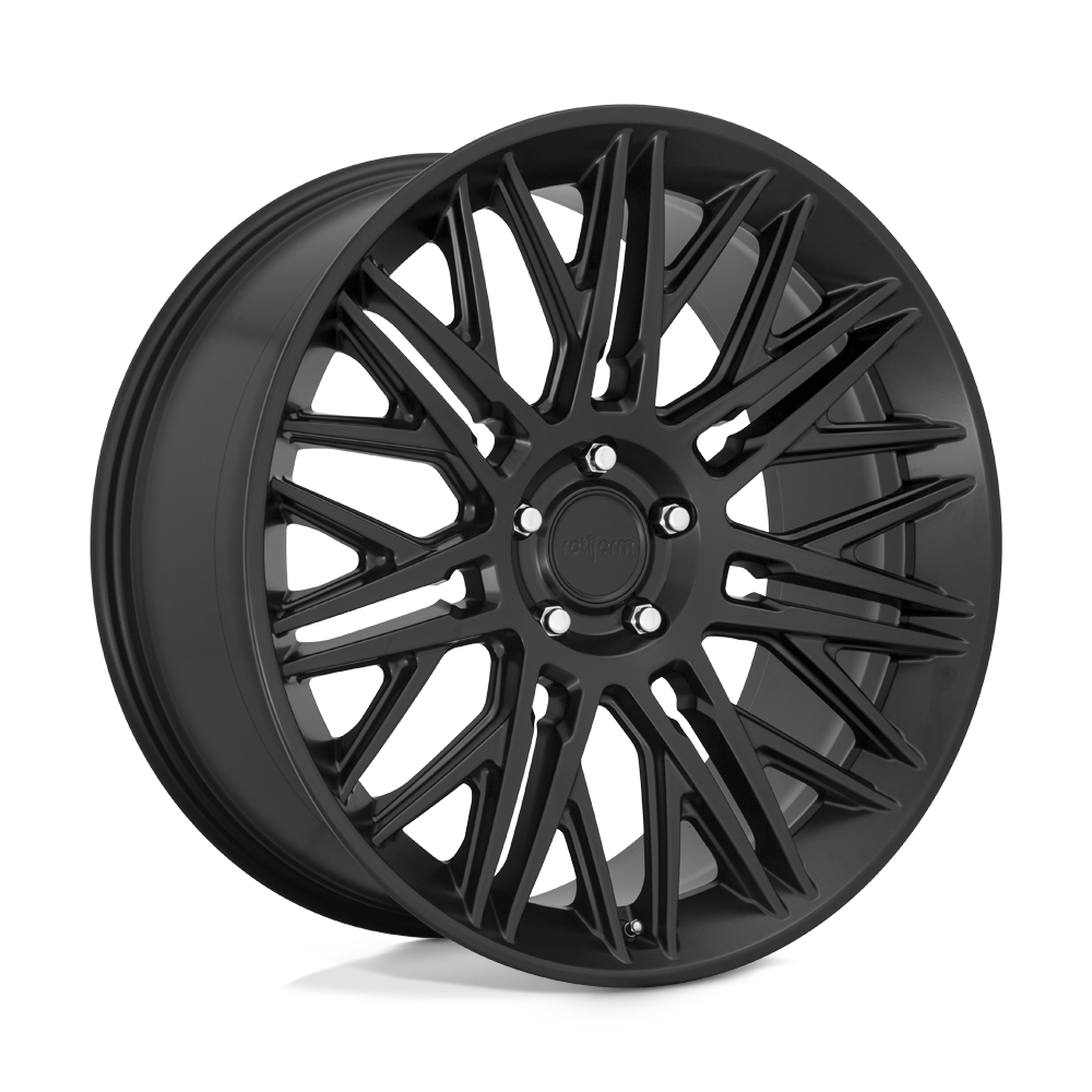 22x10 Rotiform R164 JDR MATTE BLACK Wheel 6x135 (30mm)
