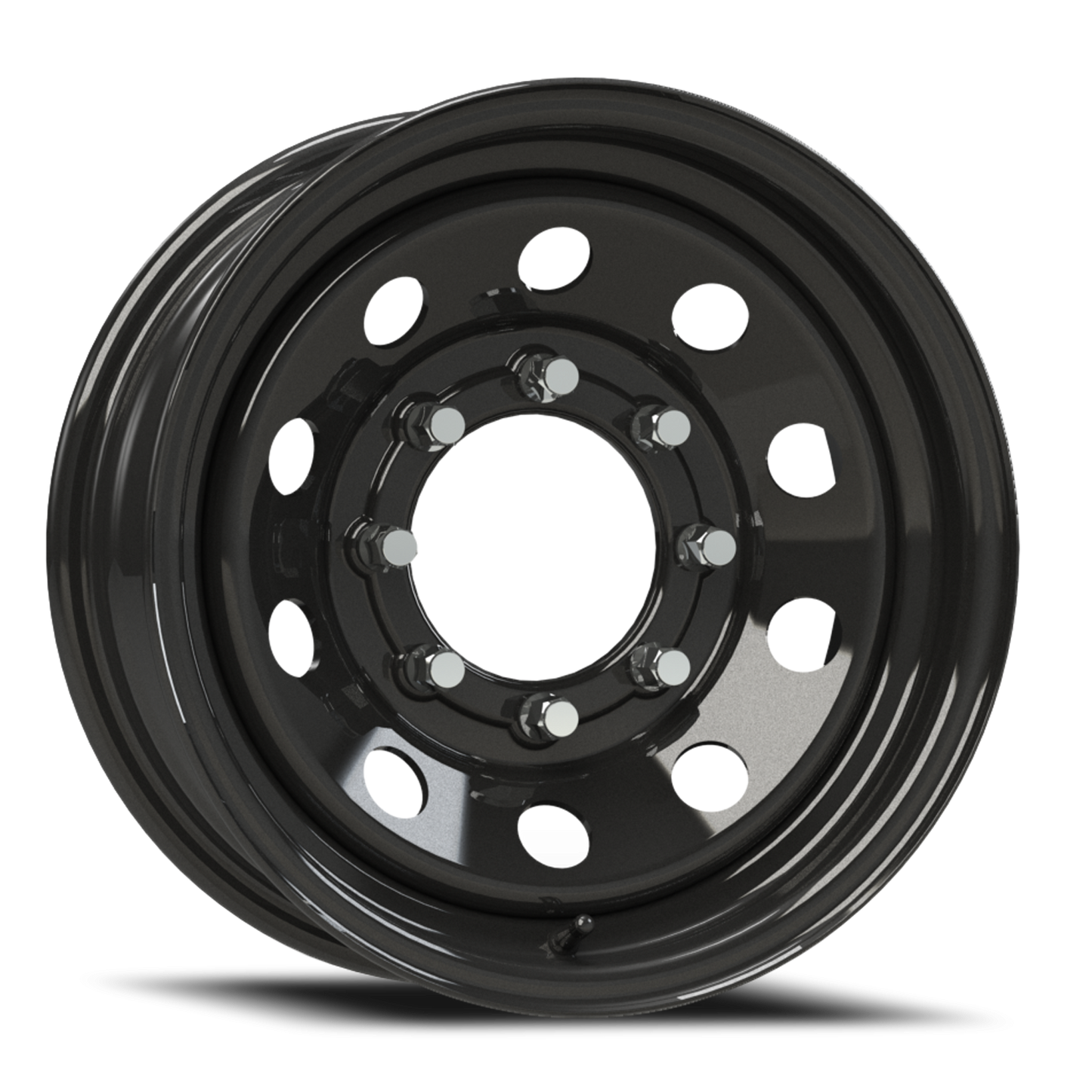 16x6 Vision JG70 Trailer Black Wheel 8x6.5 (0mm)