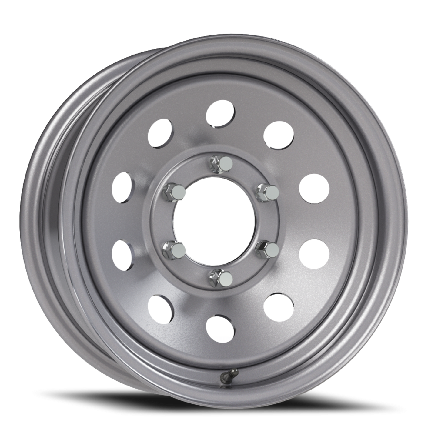 14x5.5 Vision JG70 Trailer Silver Wheel 5x4.5 (0mm)