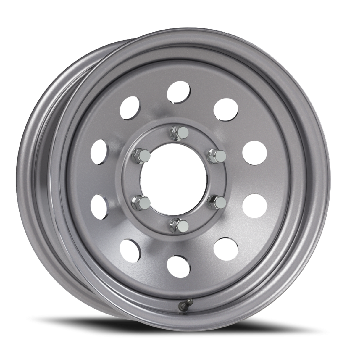 14x5.5 Vision JG70 Trailer Silver Wheel 5x4.5 (0mm)