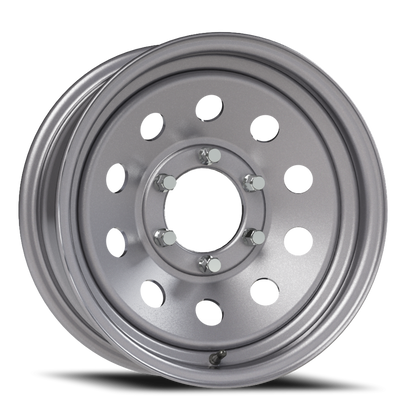 13x4.5 Vision JG70 Trailer Silver Wheel 5x4.5 (0mm)