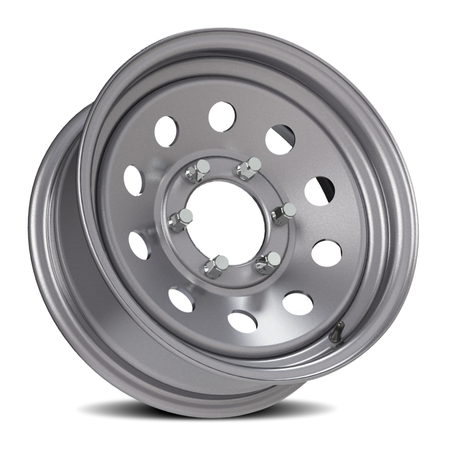 13x4.5 Vision JG70 Trailer Silver Wheel 5x4.5 (0mm)
