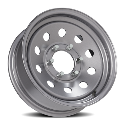 14x5.5 Vision JG70 Trailer Silver Wheel 5x4.5 (0mm)