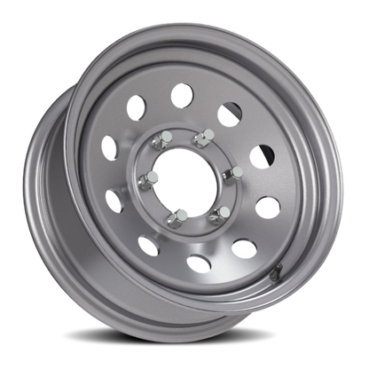 16x6 Vision JG70 Trailer Silver Wheel 6x5.5 (0mm)