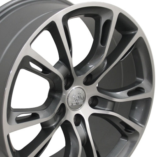 20x8.5 OE Wheels JP16 Gunmetal Machined Wheel 5x5 (42mm)