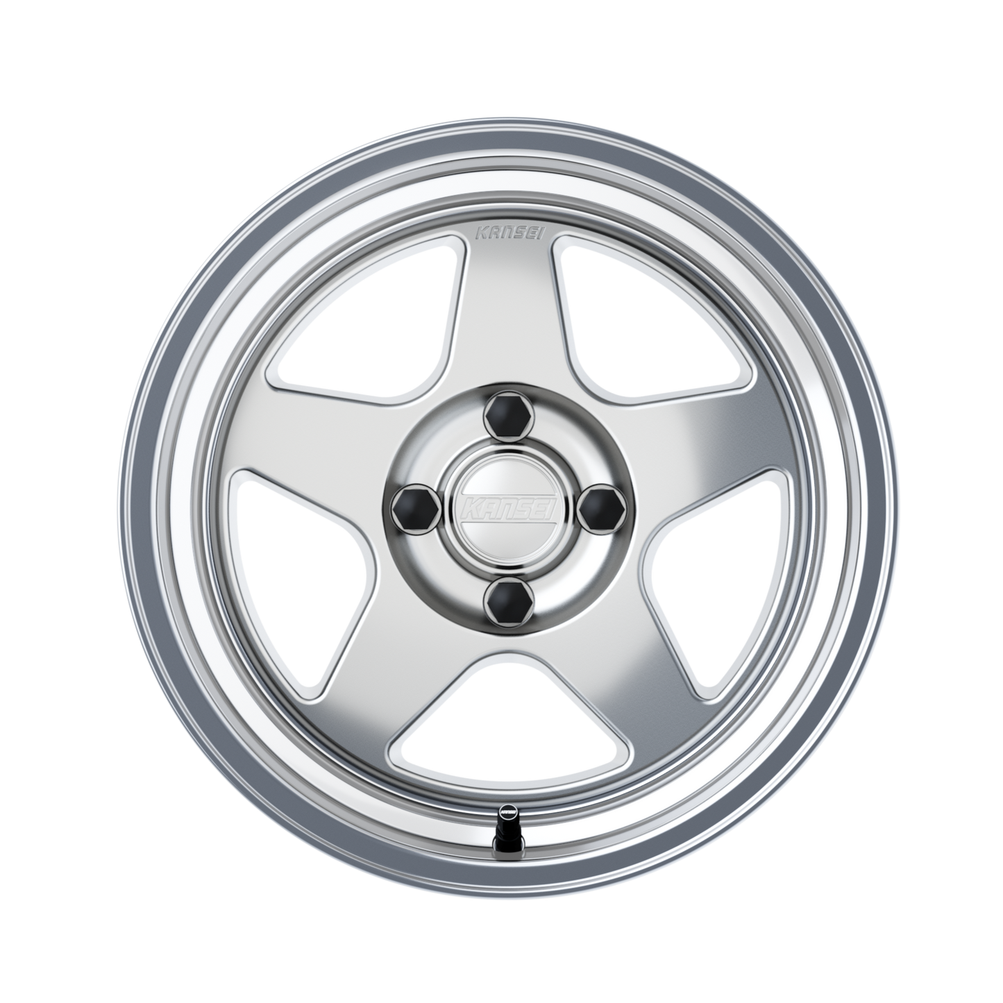 15x8 Kansei K12H KNP Hyper Silver Wheel 4x100 (25mm)