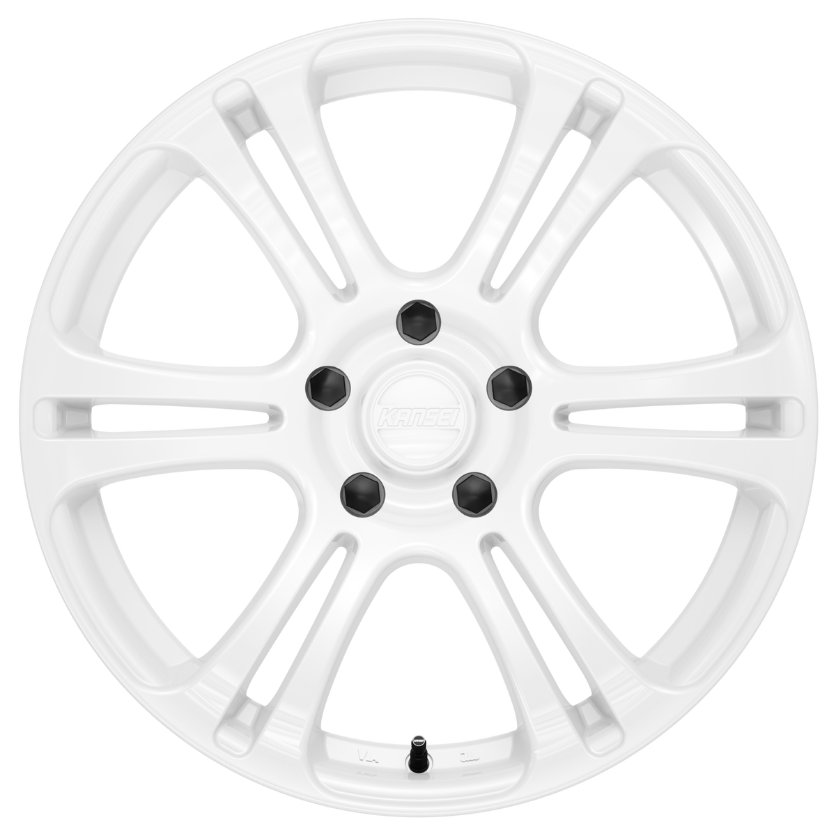 18x10.5 Kansei K16W Neo Gloss White Wheel 5x100 (12mm)