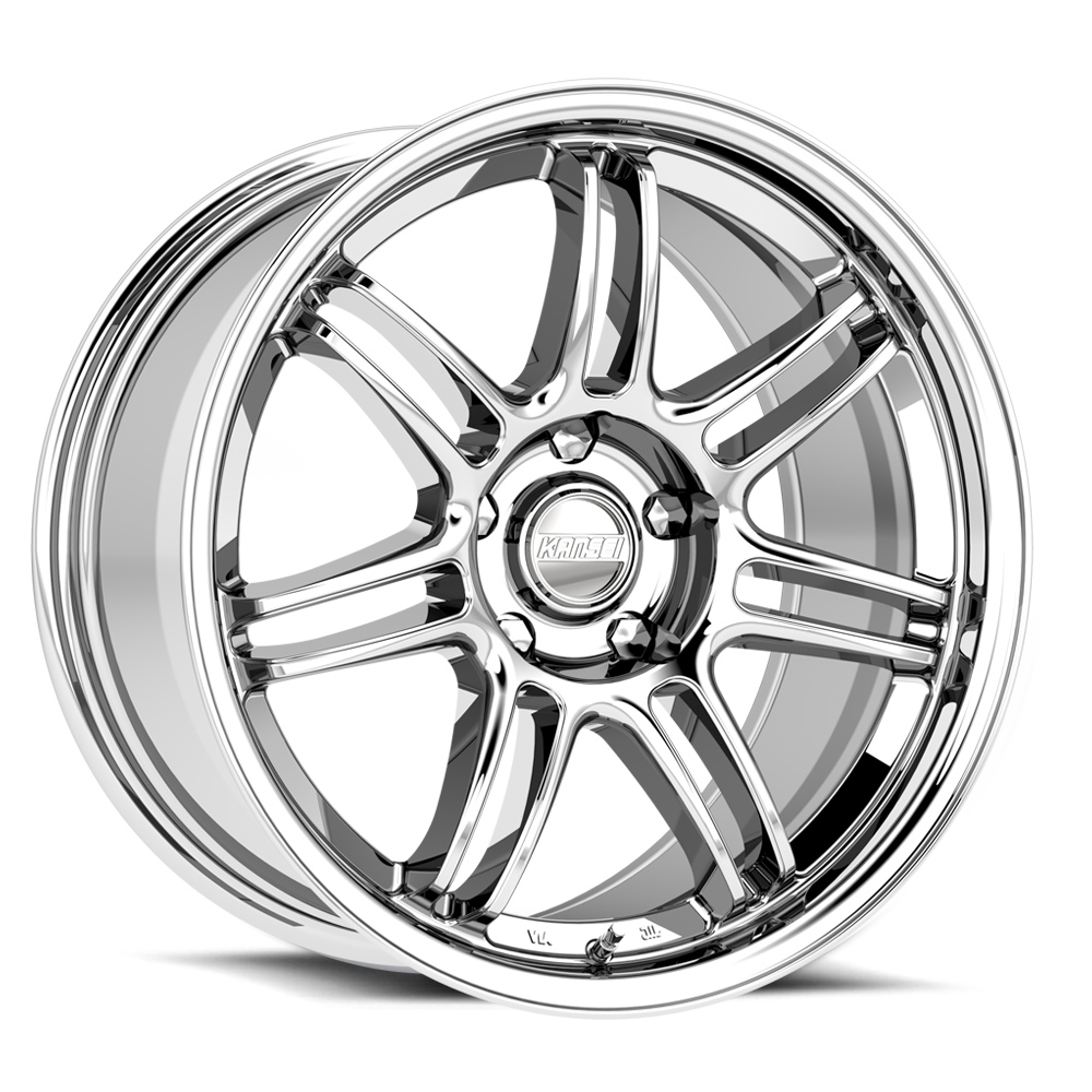 19x9.5 Kansei K17X Seven Chrome Wheel 5x4.5 (12mm)