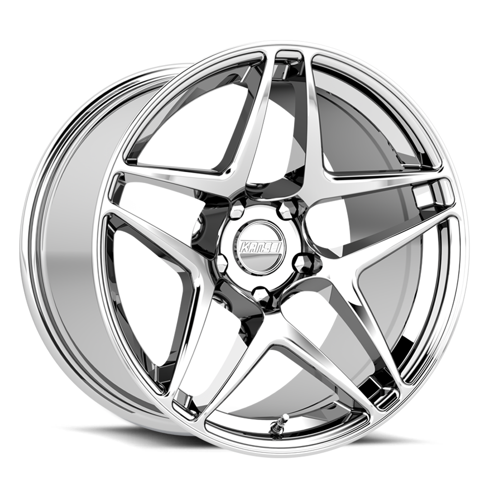 18x10.5 Kansei K15X Astro Chrome Wheel 5x120 (12mm)