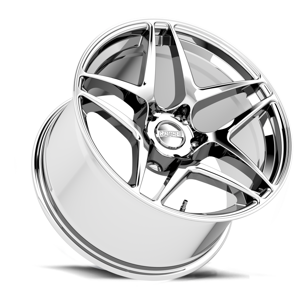19x10.5 Kansei K17X Seven Chrome Wheel 5x120 (22mm)