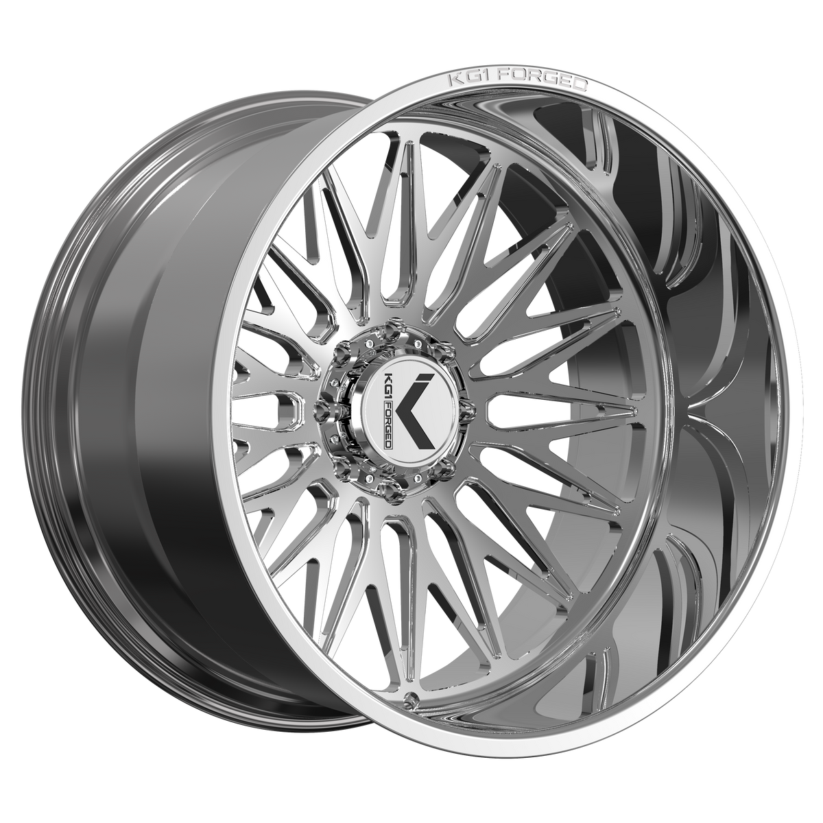 22x14 KG1 Forged KC059 Seismic Polished Wheel Blank (-76mm)