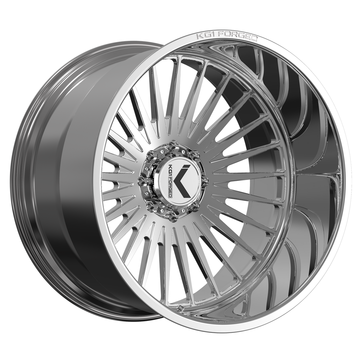 22x14 KG1 Forged KC060 Czar Polished Wheel Blank (-76mm)
