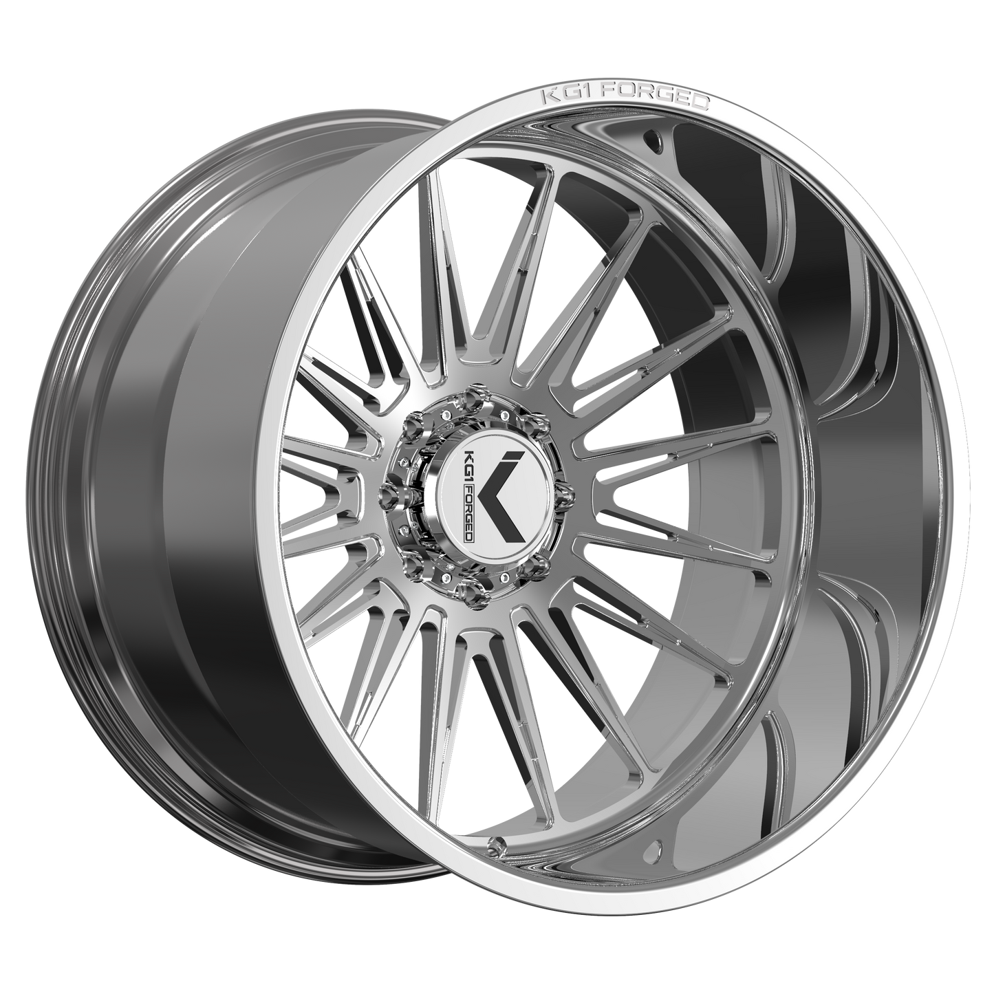 24x14 KG1 Forged KC064 Taze Polished Wheel 6x5.5 (-76mm)