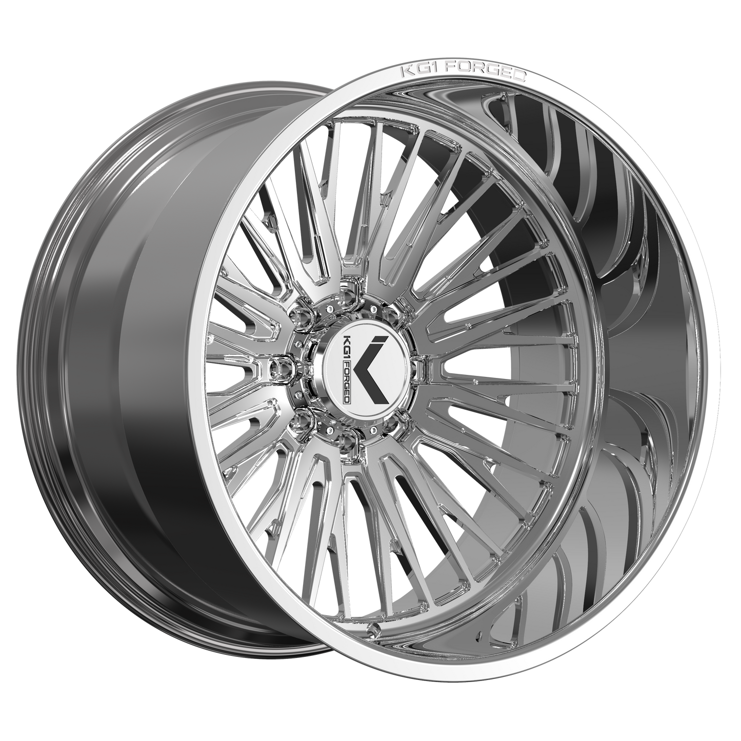 22x12 KG1 Forged KC090 Allure Polished Wheel 6x5.5 (-44mm)