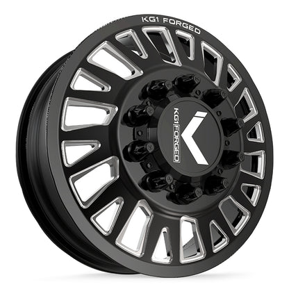 24x8.25 KG1 Forged KD001 Master RIGHT DIRECTION DUALLY FRNT Wheel 10x285 (145mm)