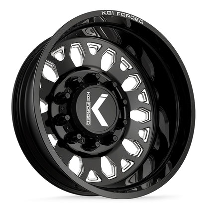 26x8.25 KG1 Forged KD002 Honor DUALLY Black REAR/INNER Wheel 10x285 (145/-167mm)