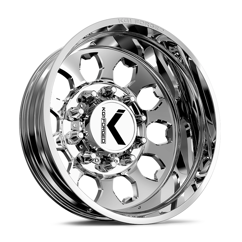24x8.25 KG1 Forged KD003 Sarge DUALLY REAR/INNER Polish Wheel 10x285 (146/168mm)
