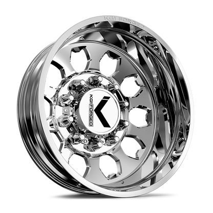 26x8.25 KG1 Forged KD003 Sarge DUALLY REAR/INNER Polished Wheel 10x285 (146mm)