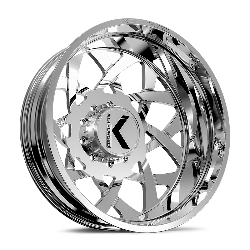 26x8.25 KG1 Forged KD008 Orbital DUALLY OUTER Polished Wheel 8x200 (145mm)
