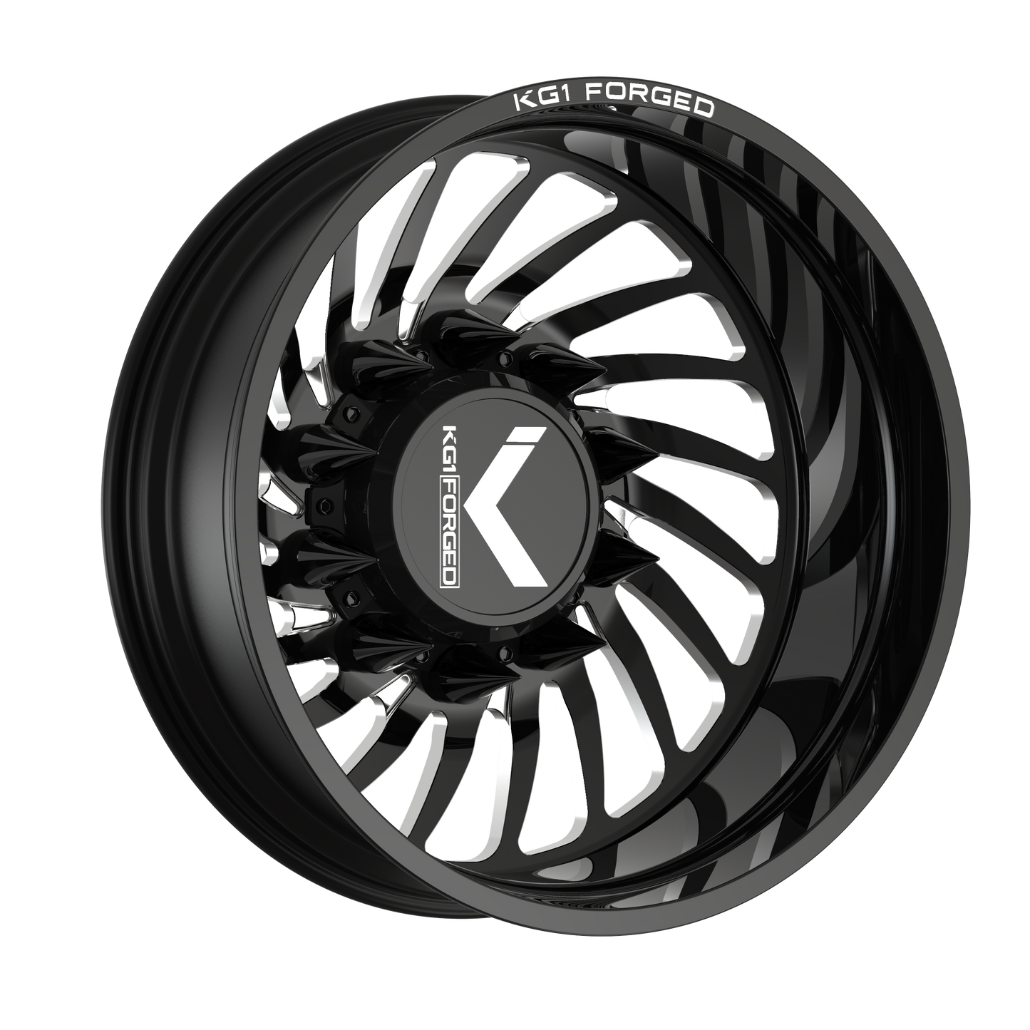 26x8.25 KG1 Forged KD023 Bender-D RIGHT DUALLY REAR/INNER Wheel 10x285 (145mm)