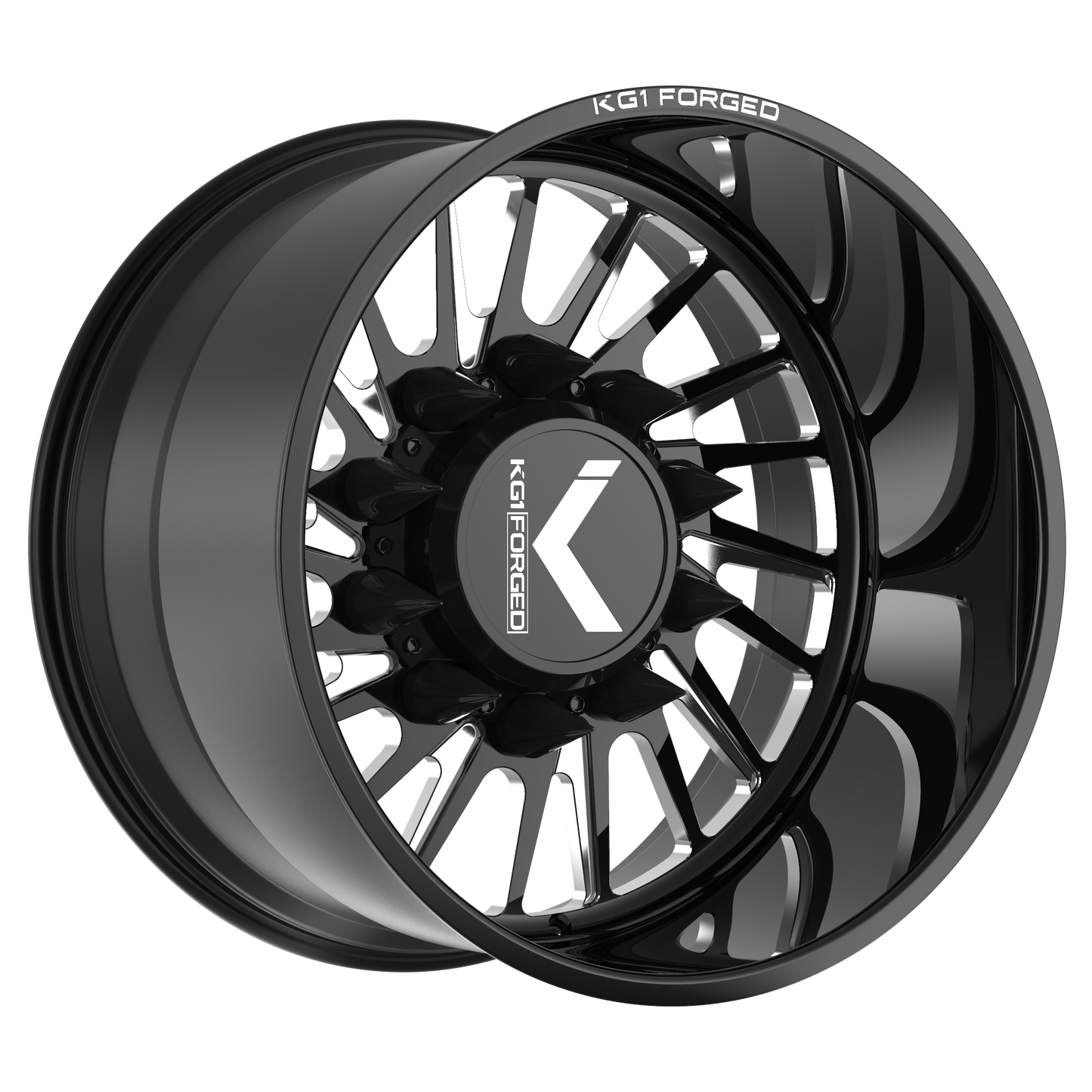 26x14 KG1 Forged KD038 Javelin-S RIGHT DIR DUALLY SS FRONT Wheel Blank (-76mm)