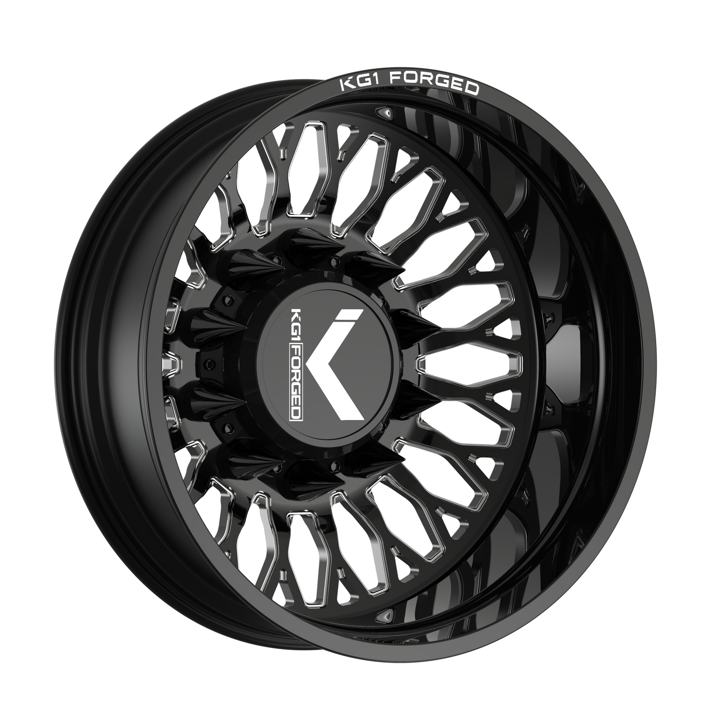 26x8.25 KG1 Forged KD049 Jacked-D DUALLY REAR/INNER Wheel 10x285 (145mm)