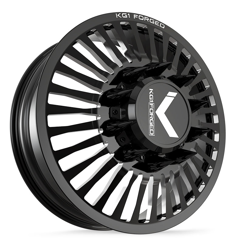 26x8.25 KG1 KD051 Vegas Gloss Black Premium Milled FORGED Wheel 10x285 (145mm)