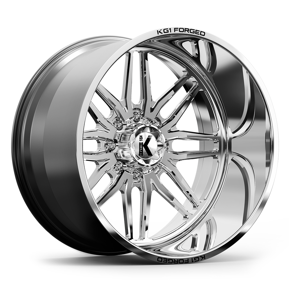 26x16 KG1 Forged KF002 Aristo Polished Milled FORGED Wheel 8x170 (-101mm)
